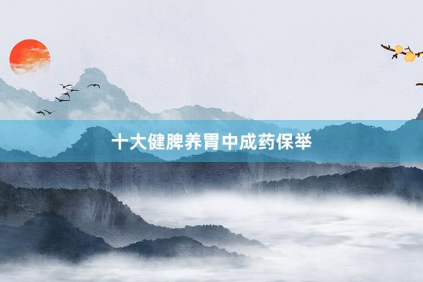 十大健脾养胃中成药保举