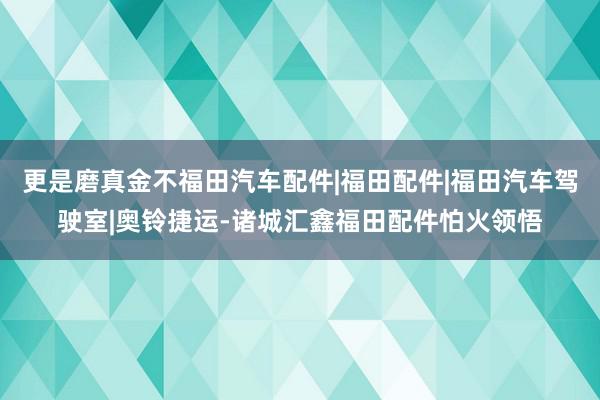 更是磨真金不福田汽车配件|福田配件|福田汽车驾驶室|奥铃捷运-诸城汇鑫福田配件怕火领悟